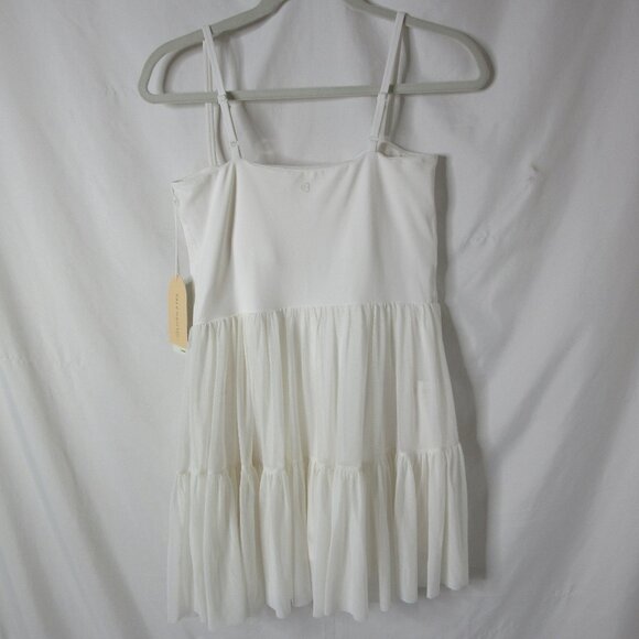 NWT Blogilates Elegant White Sleeveless Dress - Picture 5 of 11
